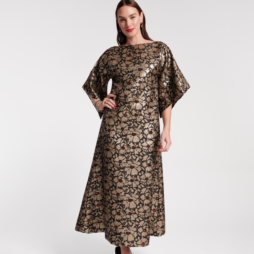 Spinnaker Jacquard Maxi Dress